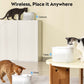 Uahpet GLOW wireless pet water fountain can be placed in everywhere since it is wireless!