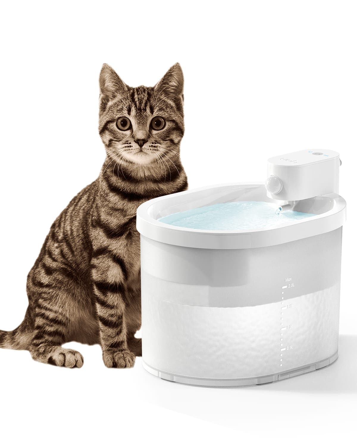 Uah Pet ZERO Wireless And Automatic Cat Water Fountain（FB）