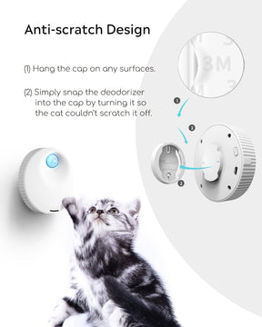 Uah Pet Air Purifier & Smart Cat Litter Deodorizer