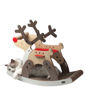 Cat Tower - Rocking Reindeer Style