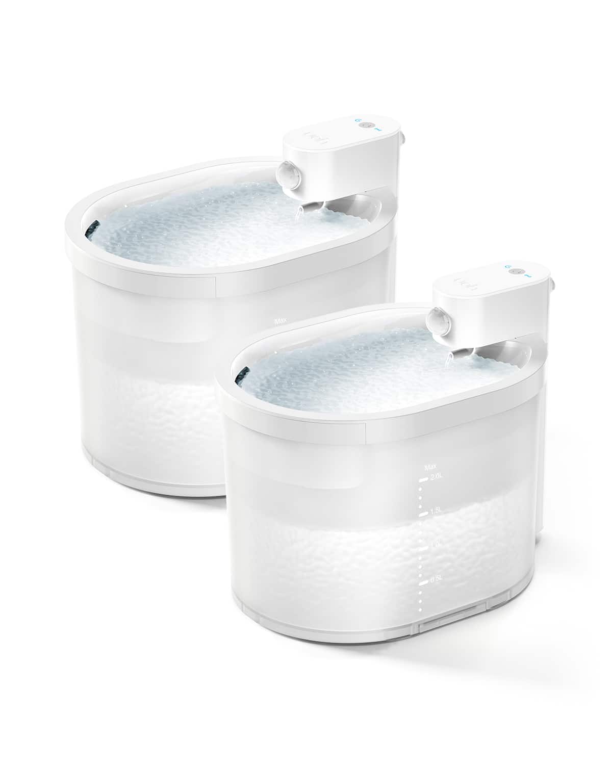 Double ZERO Cat Water Fountain with 2 Filters