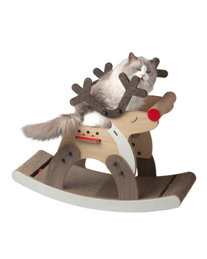 Cat Tower - Rocking Reindeer Style