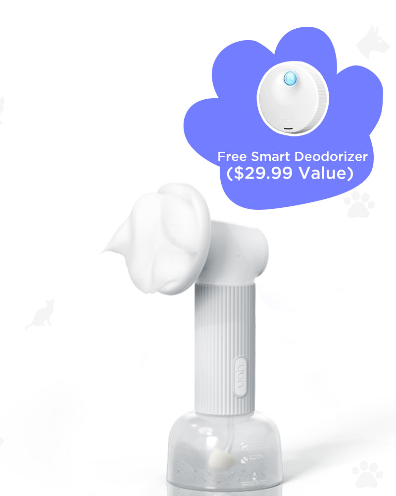 [BOGO] Uah Pet FUR-EVER CLEAN Automatic Foaming Soap Dispenser & Free Smart Deodorizer