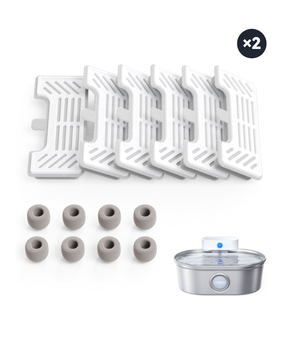 uahpet Original Replacement Filters for Stainless Steel Fountain Pro