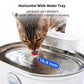 uahpet Upgrade Visible Stainless Steel Cat Water Fountain Pro