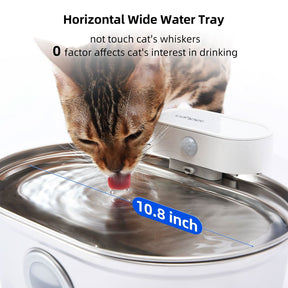 uahpet Upgrade Stainless Steel Cat Water Fountain Pro with 6 Filters & 1 Extra Pump