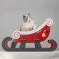 Cat Tree Combo - Rocking Reindeer & Snowmobile & Swinging Snowman Style