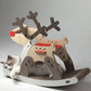 Cat Tree Combo - Rocking Reindeer & Snowmobile & Swinging Snowman Style