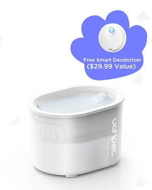 [BOGO] Uah Pet GLOW Wireless Cat Water Fountain + free Smart Litter Deodorizer